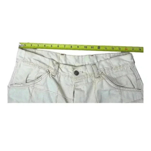 Vintage 70’s Rappers Patchwork Bell Bottom Jeans Hippie USA TAG 33 - Picture 11 of 15